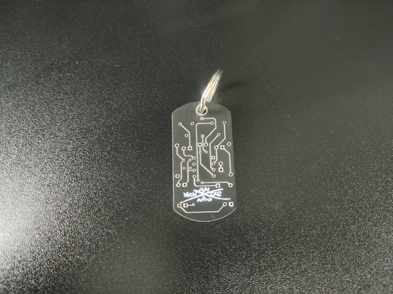 Amplifier PCB Key Chain - The Amp Lab