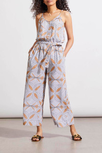 Tribal button front jumpsuit with sash Tribal button front jumpsuit with sash