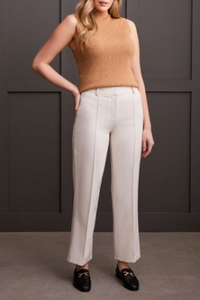 Tribal fly front trouser with pintucks