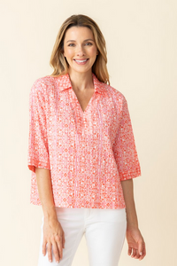 Habitat Crinkle Cotton Miami Terrace Top