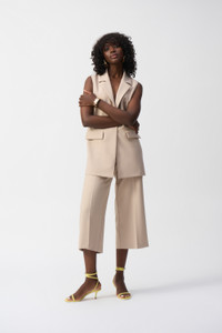 Joseph Ribkoff Luxe Twill Pull-On Culotte Pants