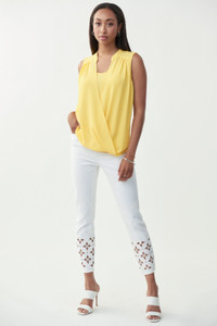 Joseph Ribkoff Sleeveless Chiffon Blouse
