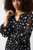 Joseph Ribkoff Chiffon Dot Print Boxy Top