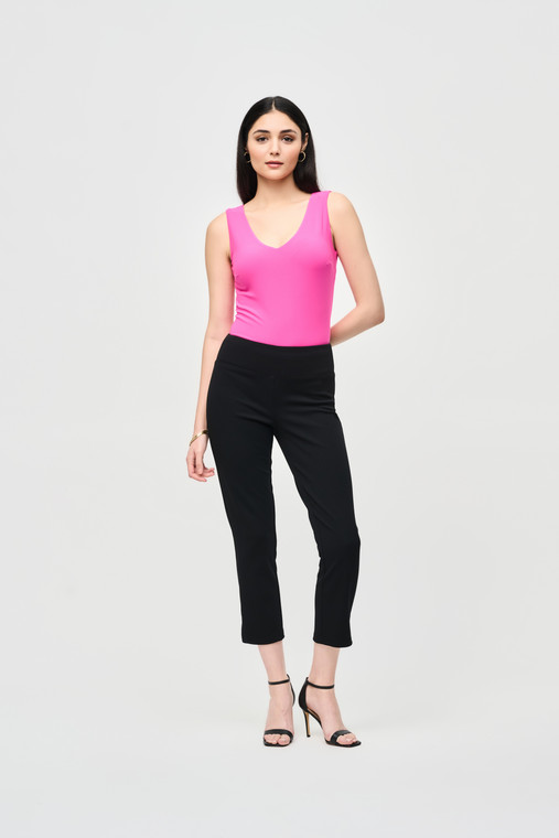 Joseph Ribkoff scuba crepe fabric crop pants