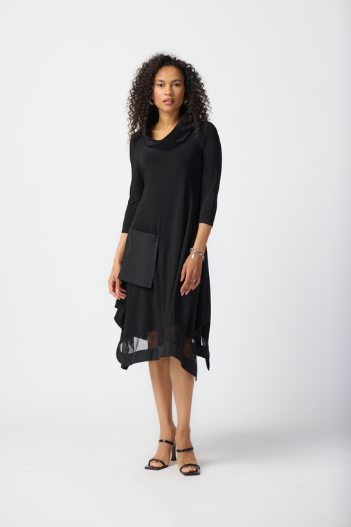 Joseph Ribkoff silky knit handkerchief dress