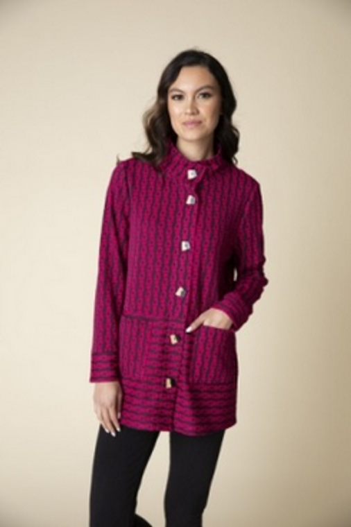 Habitat Mod Jacquard Funnel Neck Jacket