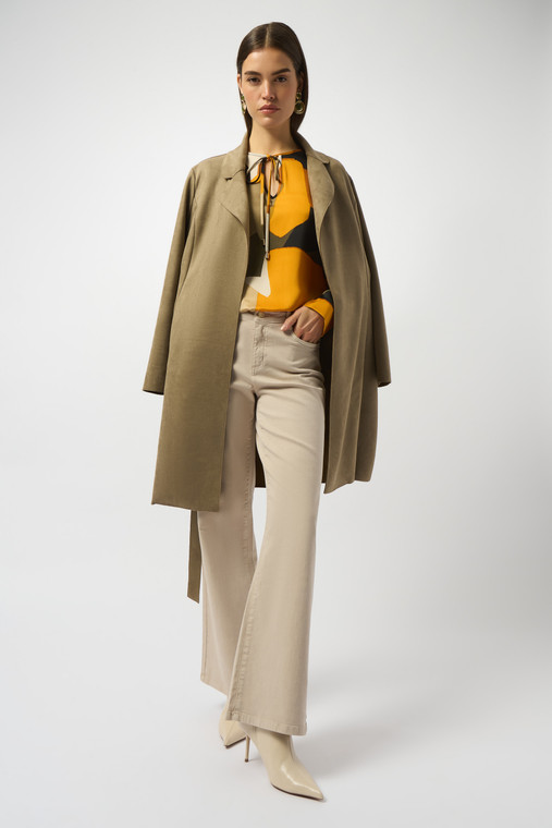 Joseph Ribkoff Goldie Classic Wide-Leg Stretch Denim Jeans