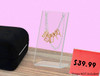 Three Inches High Earring Jewelry Countertop Acrylic Display Stand