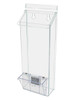 Outdoor brochure holder with ad box empty