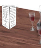 Four Inch Wide by Nine High Multi Panel Sign Holder Frame Four sided Tabletop Counter Bar Restaurant Bistro Cafe