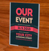Five Inches by Seven Inches TRU VU Sign Holder Double Sided Tape Literature on wall with Literature