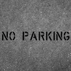 NO PARKING Stencil Reusable Pavement Template NO PARKING Stencil Reusable Pavement Template