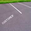 Customer Parking Lot Stencil Customer Parking Lot Stencil