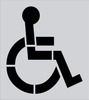 Handicap Icon Stencil