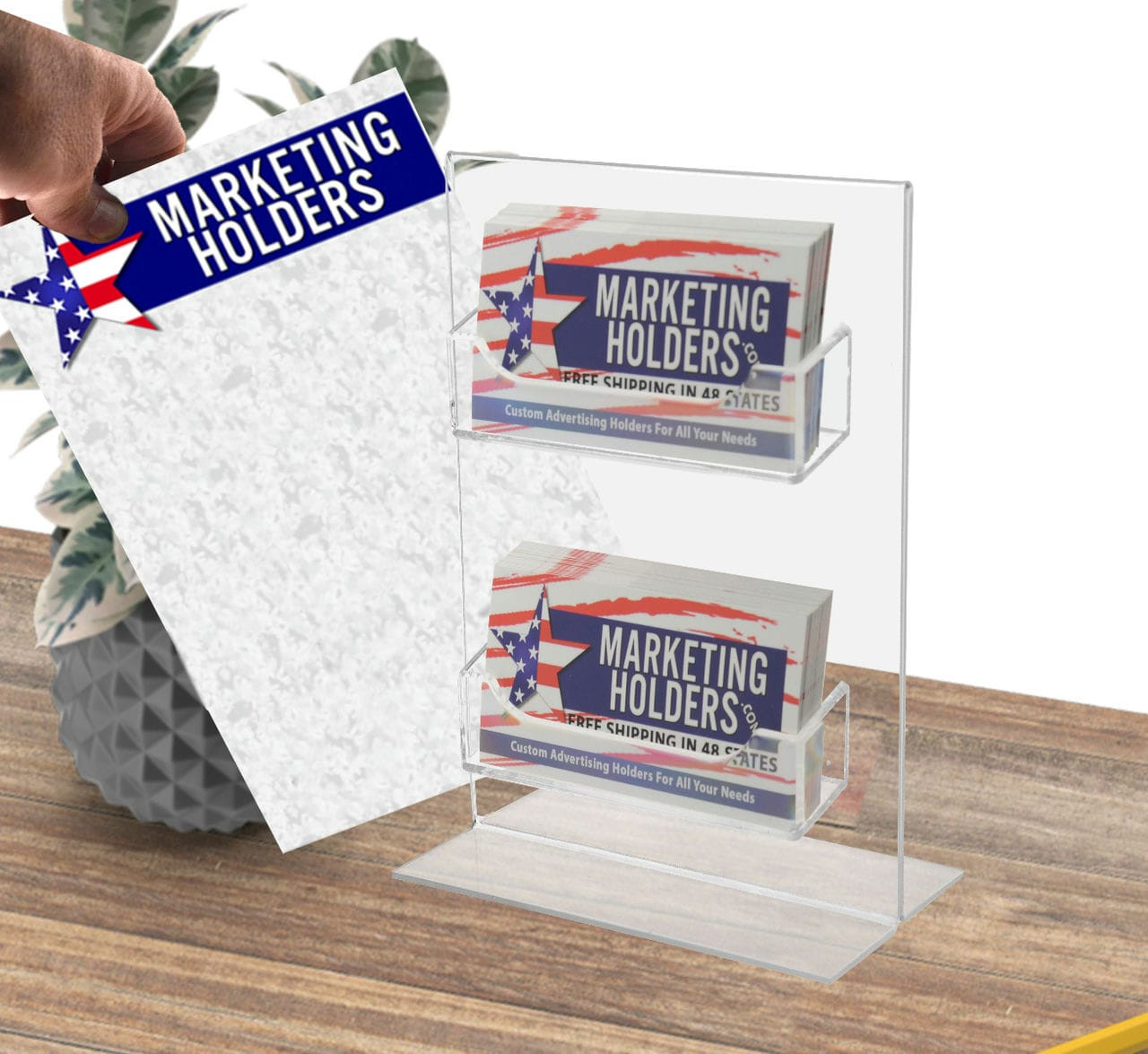 Business Card Appointment Card Display Side