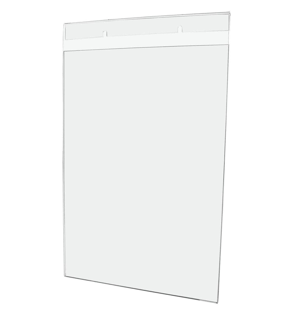 Sign Display Sleeve 11W x 17H Poster Holder with Notched Back