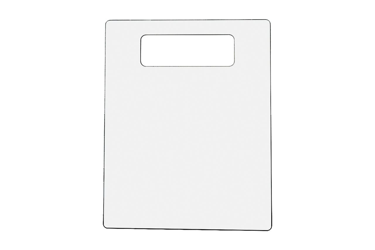 Shirt Folding Board with Imprinted Folding Instructions, 8 ½”W x 12”L