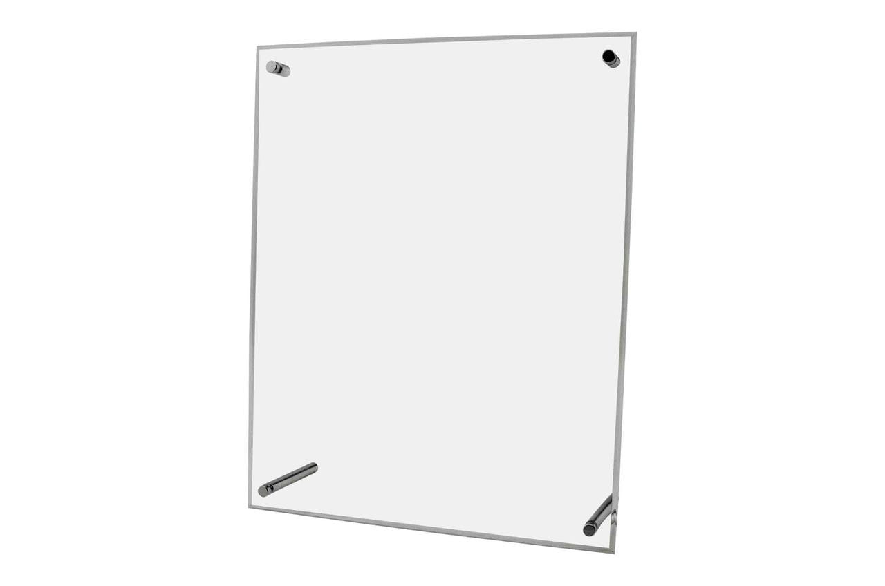 8.5W x 11H Slanted Print Sign Holder Display with Kick Stands