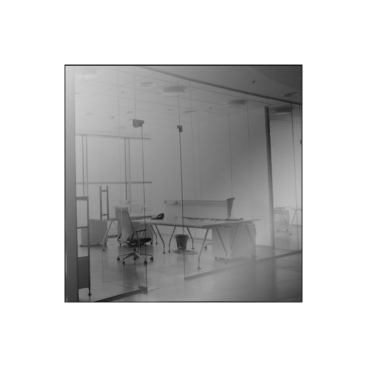 Grey Square Acrylic Mirror