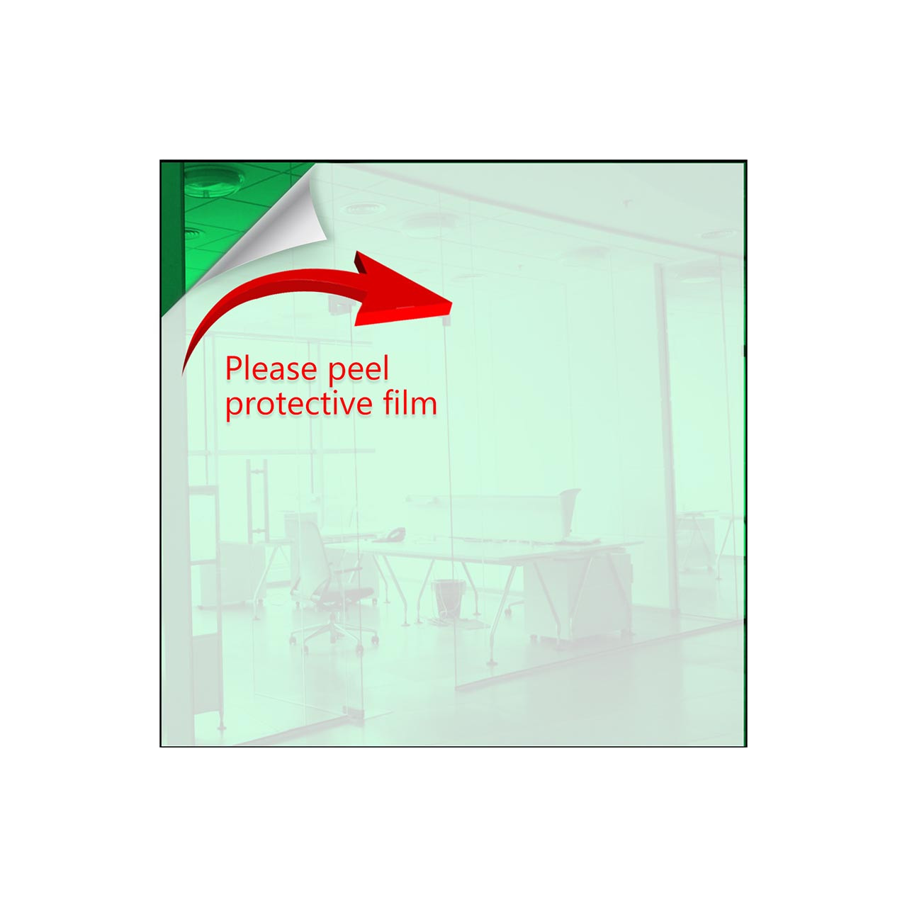 Plastic Mirror with Film