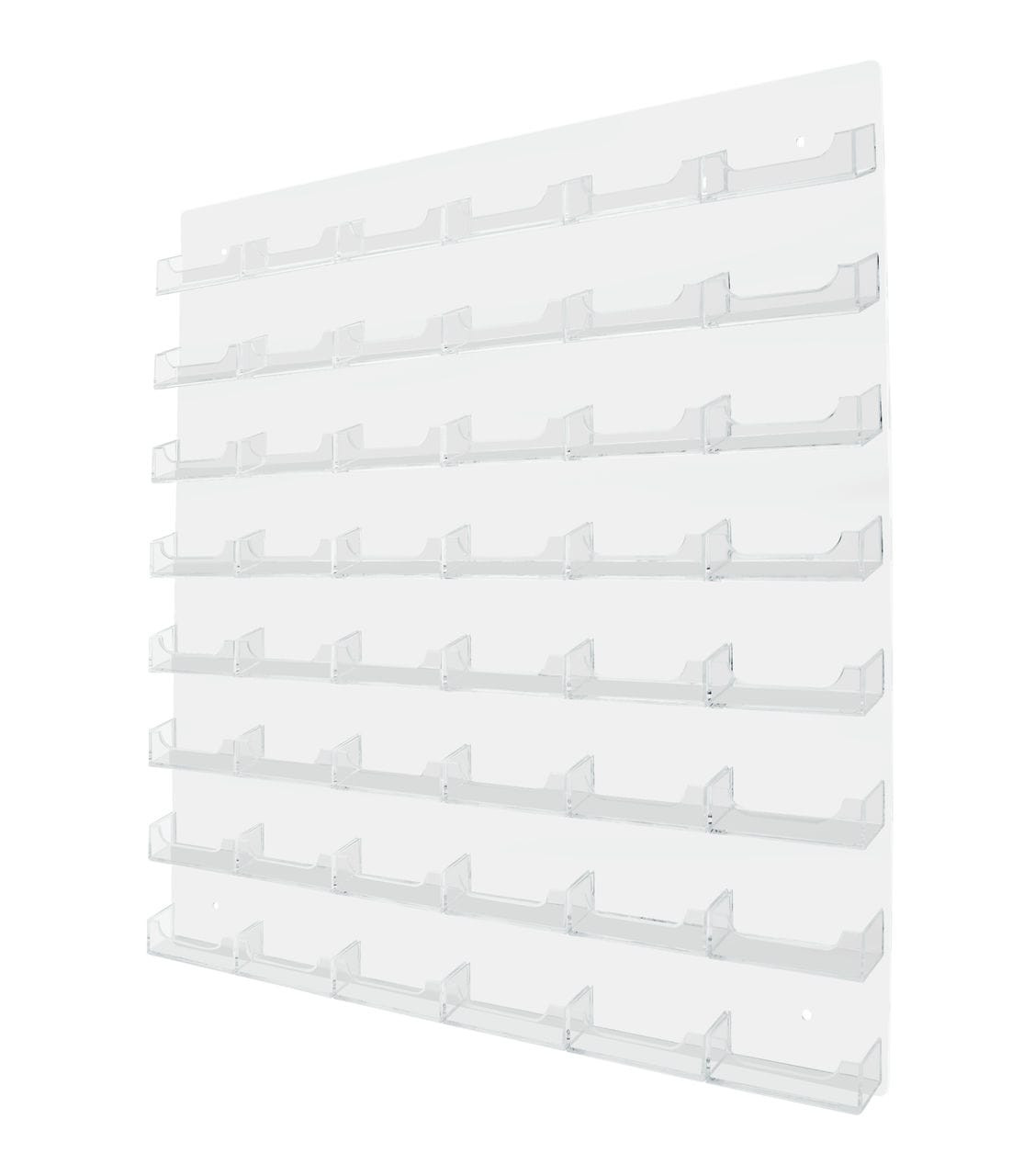 48 Pocket Wall Mount Business Card Holder Lightweight Rack