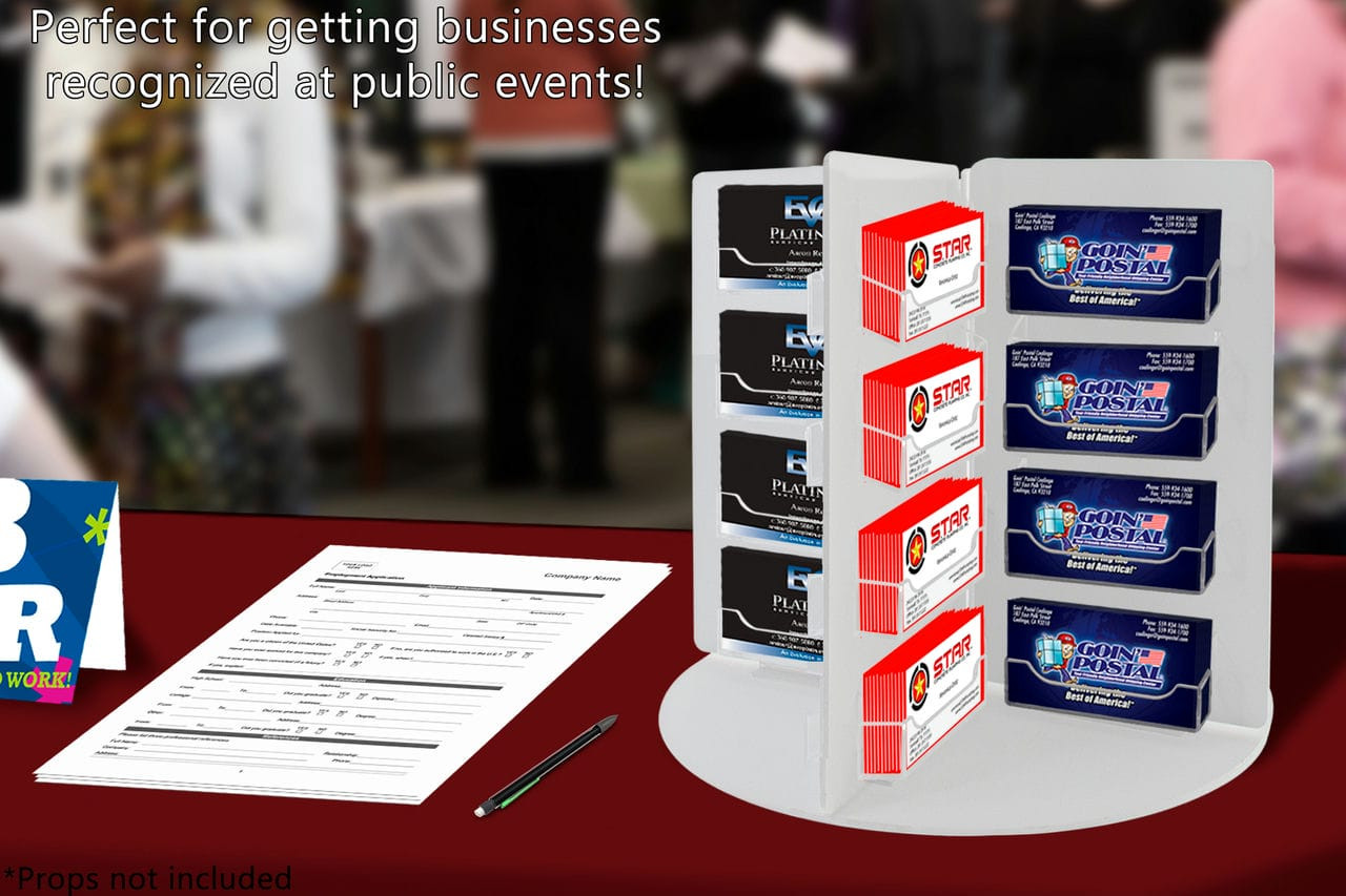 Business Card Display Table