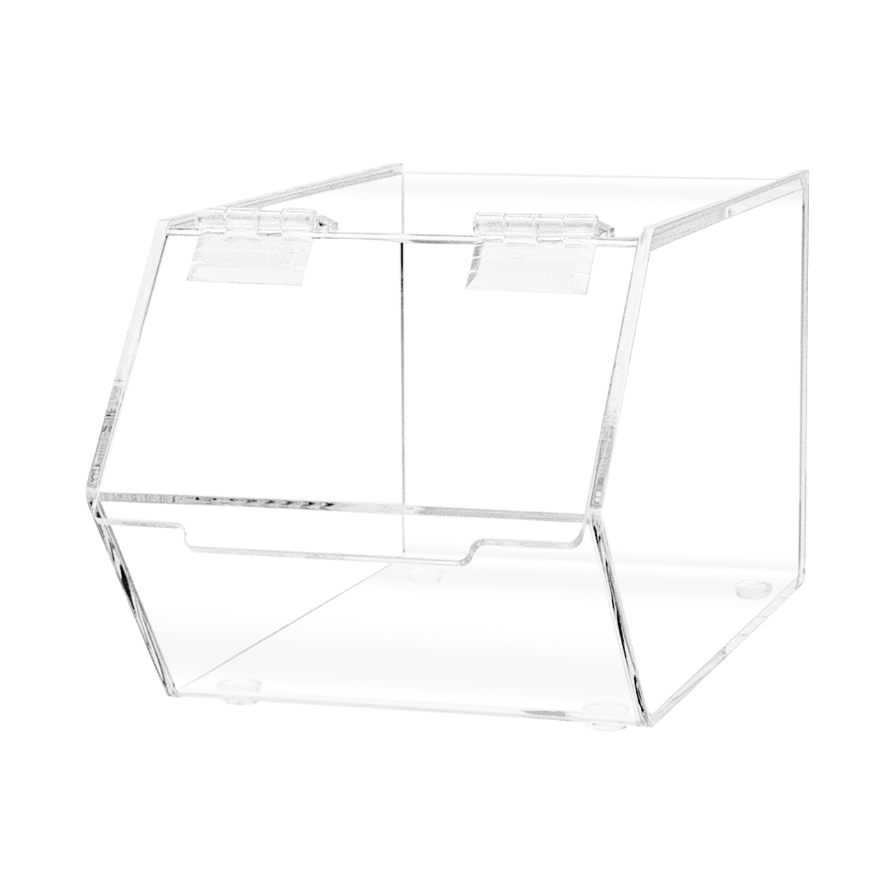 Acrylic Candy Bin With Vertical Scoop Holder