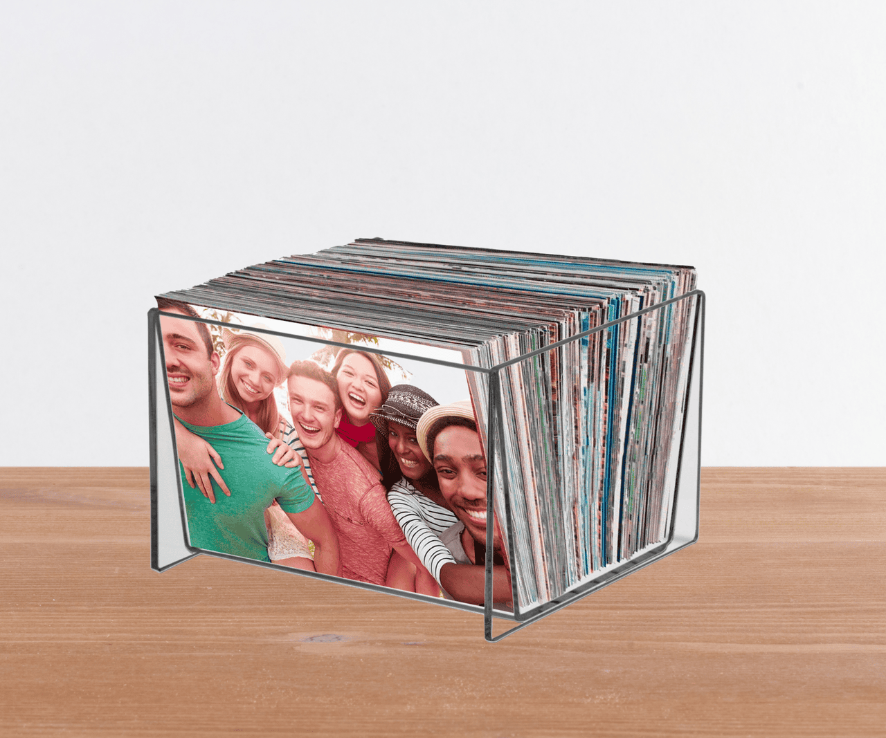 Countertop Browser Bin for Photographs