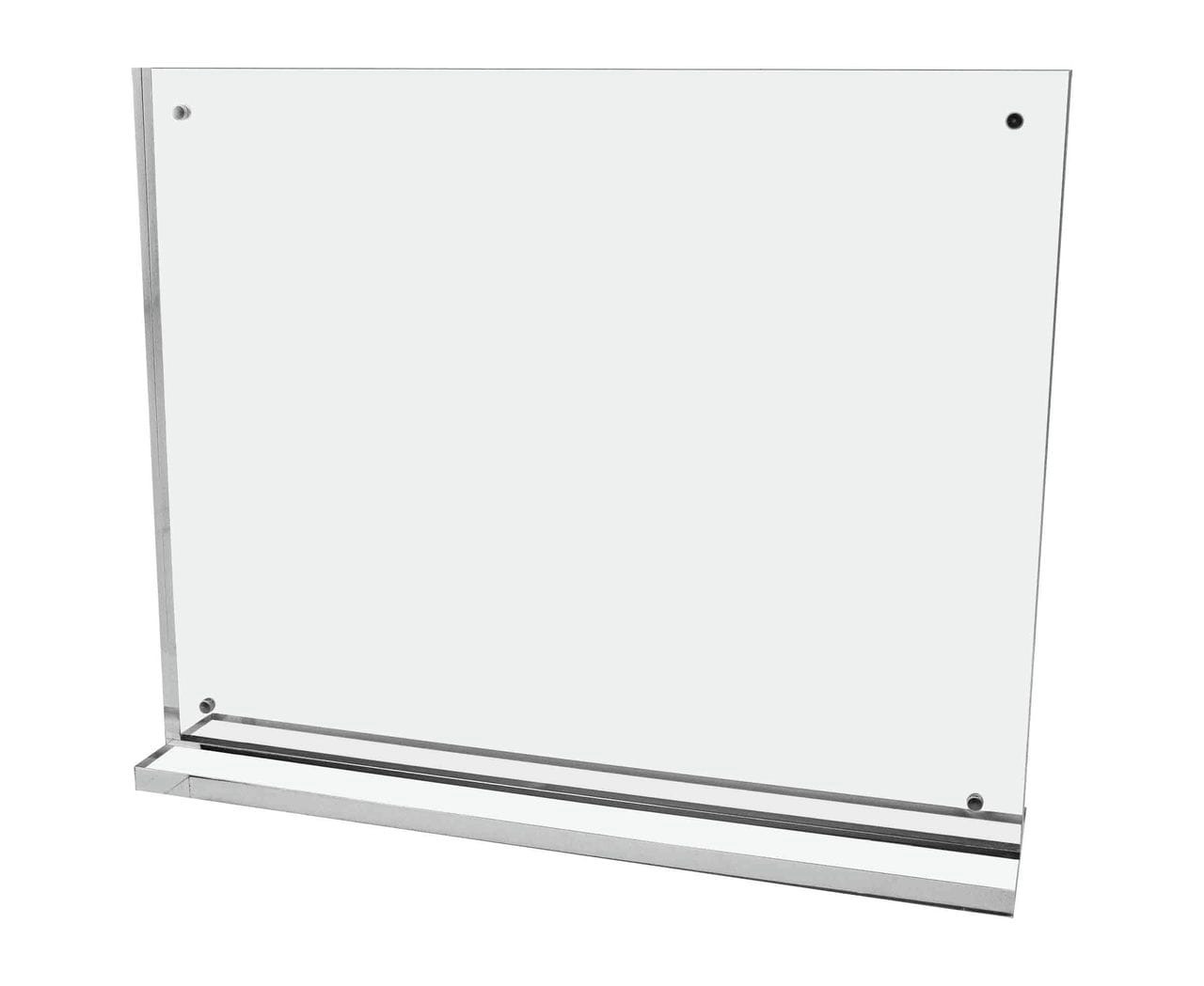 11”W x 8.5”H Sign Display with Base Photo Holder Thick Acrylic