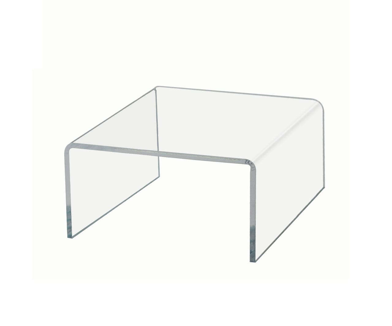 Generic Display Risers Clear Acrylic Riser Shelf Showcase Fixtures