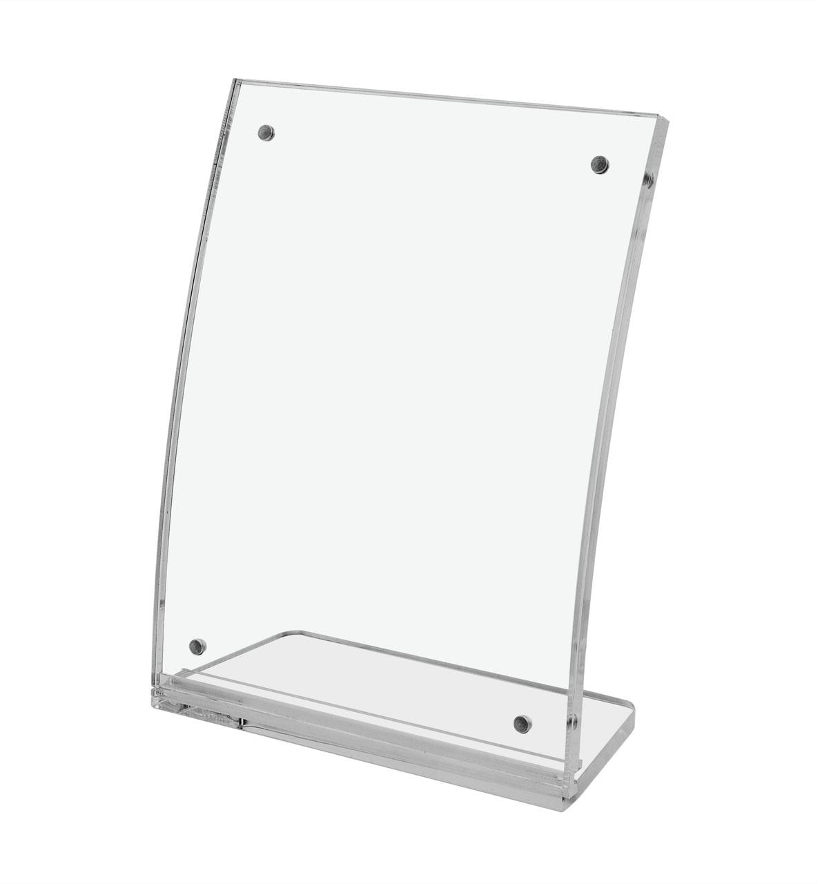 A4 Wall Mounted/Table Stand led Light Box Store Sign Holders Crystal Photo  Frame Advertising Display : : Office Products