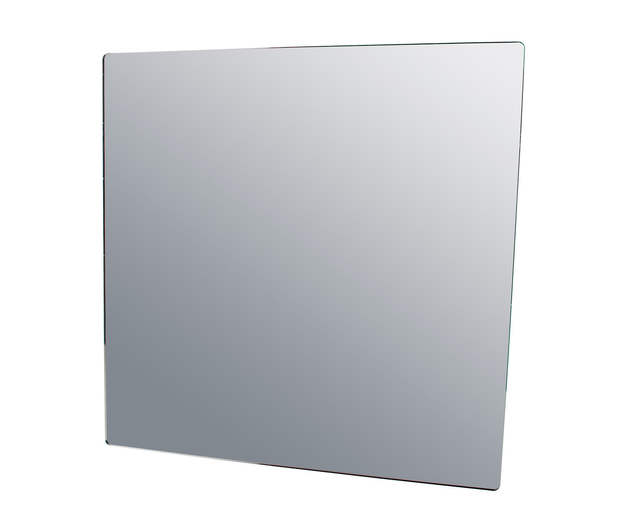 Metal Mount 12 x 12 Acrylic Mirror Sheet with Magnets