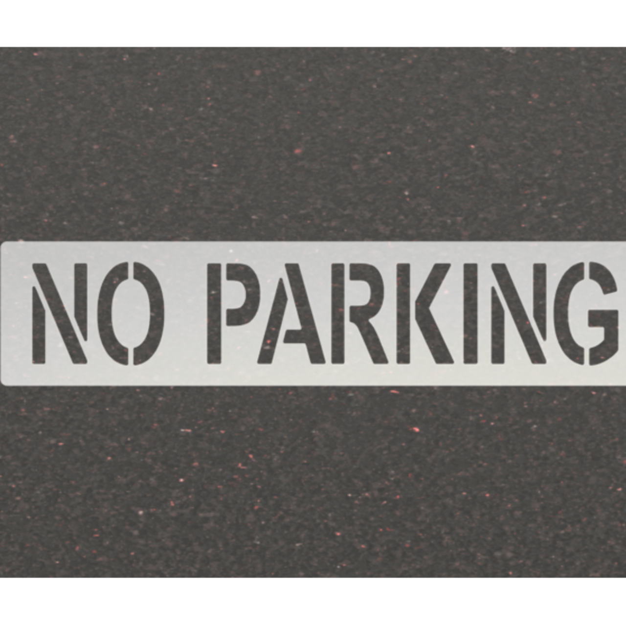 No Parking Stencil