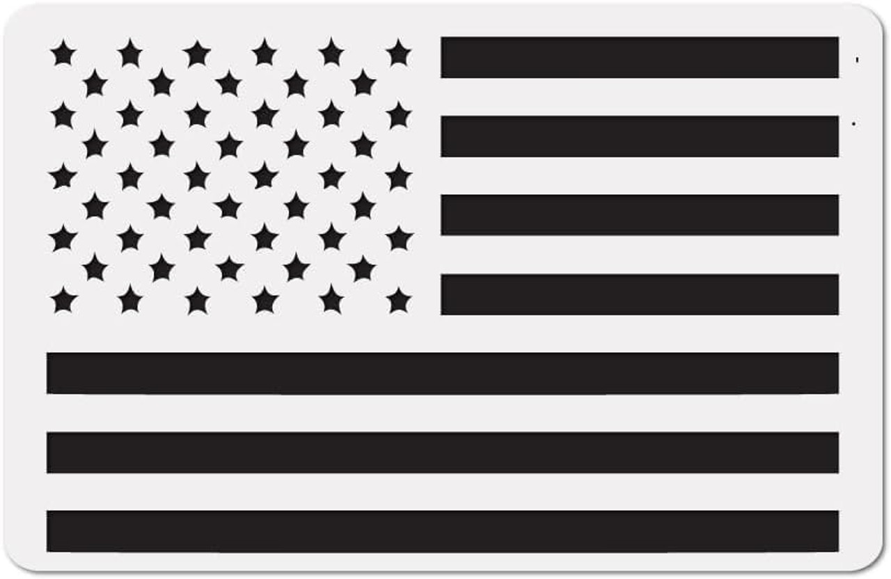 American Flag Stencil Stars and Stripes Template american-flag-stencil-stars-and-stripes-template
