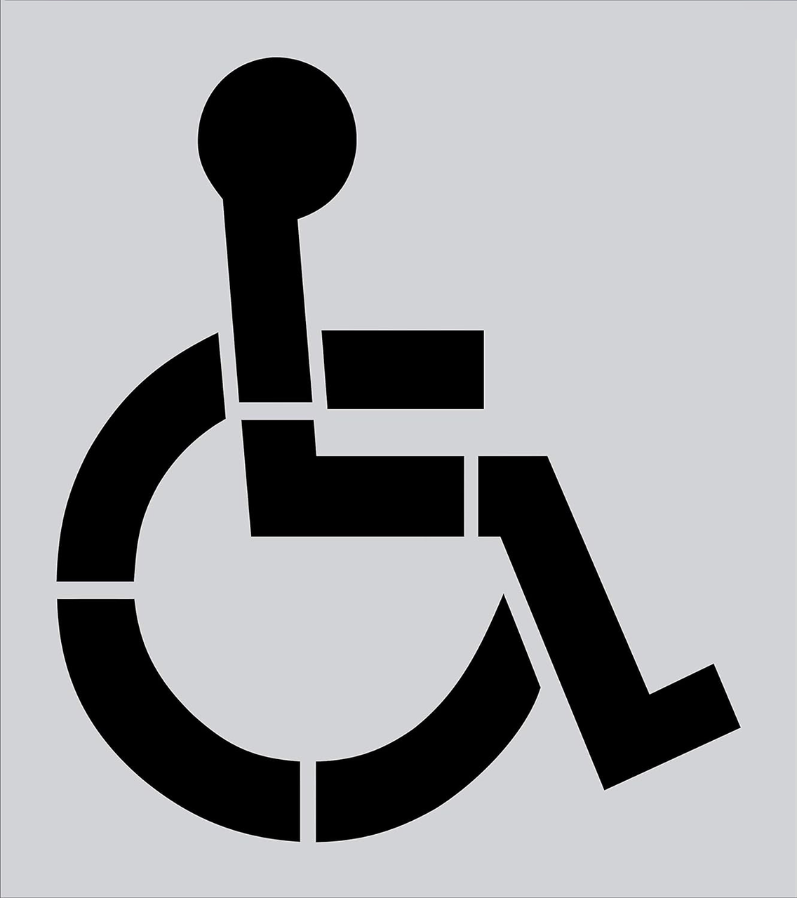 Handicap Icon Stencil