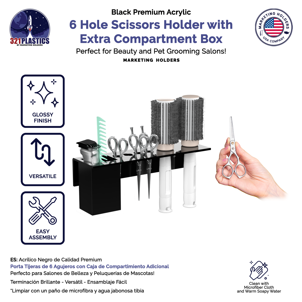 Hanging Beauty Tool Holder