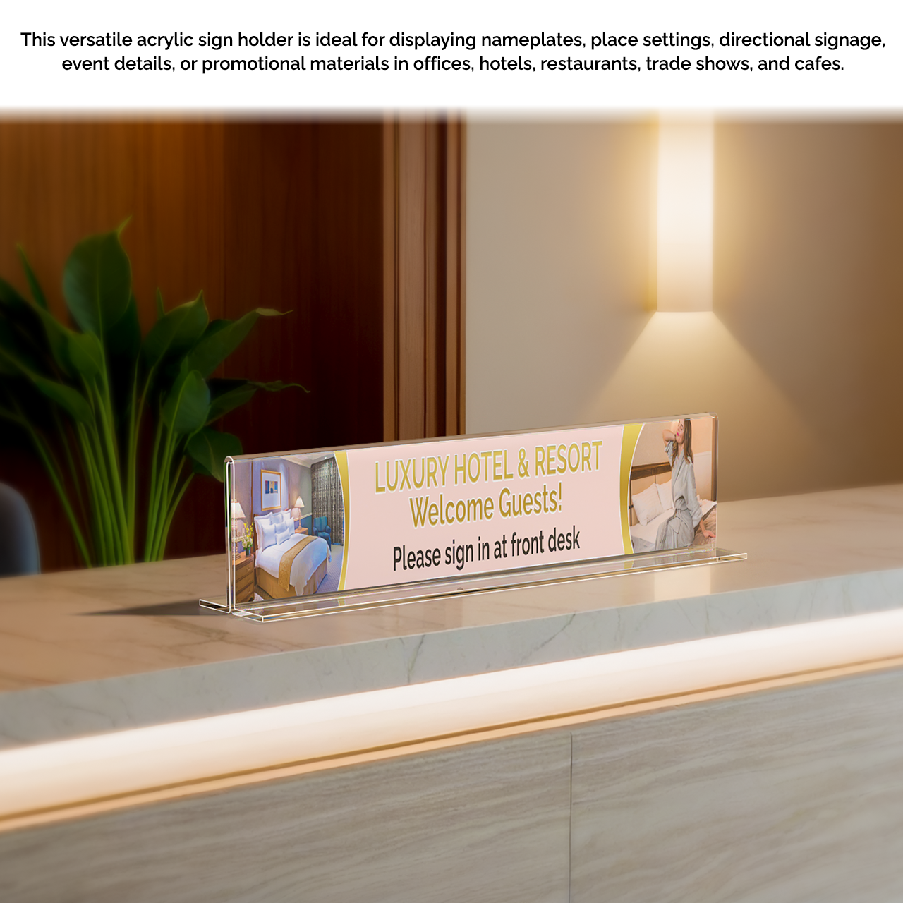 Hotel Sign Holder Hotel Sign Holder