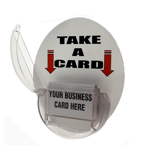 Business Card Caddie Magnetic Take A Card Holder