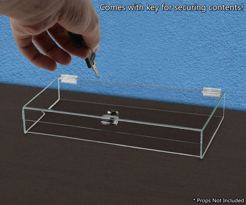 Comes with key for securing contents Comes with key for securing contents