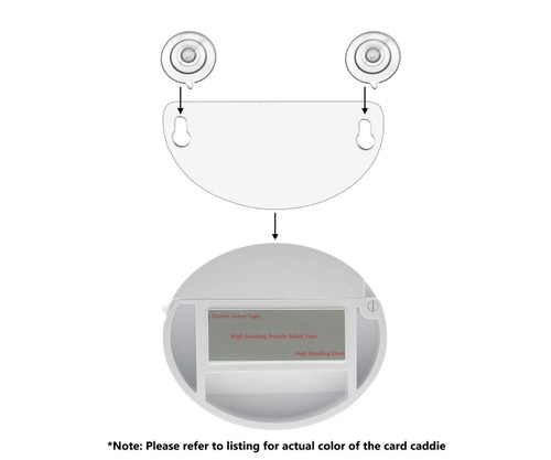 Please refer to listing for actual color of the card caddie Please refer to listing for actual color of the card caddie