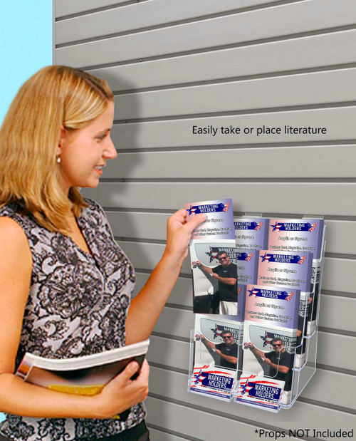 Easily take or place literature Easily take or place literature