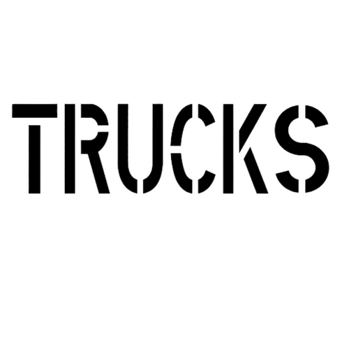 96" TRUCKS Stencil Department of Transportation 8 Foot Template 96" TRUCKS Stencil Department of Transportation 8 Foot Template