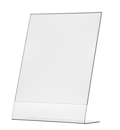 LHA-810E 8W x 10H Sign Holder Ad Frame Slant Back Table Display Stand – The  Display Source