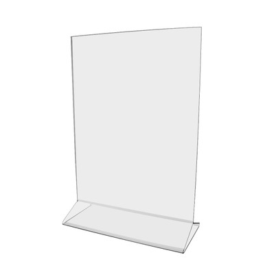 11W x 17H Sign Holder Tall Top Load Double Sided Table Tent