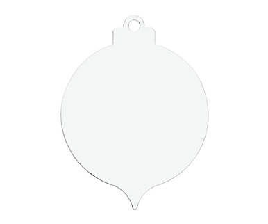 1/8 3mm Clear Acrylic Discs With or Without Hole, X-mas Ornament