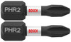 Bosch ITPH2R102 Impact Tough Phillips #2R 1" 2Pk