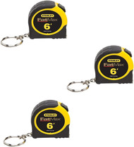 Stanley Fmht33706m Fm Tape Cc 6Ft Keychain 3 Pack