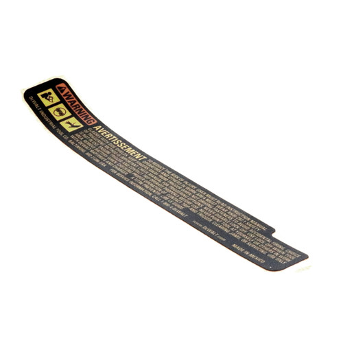 Dewalt N367239 Warning Label