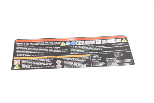 Homelite 941097251 Danger Label