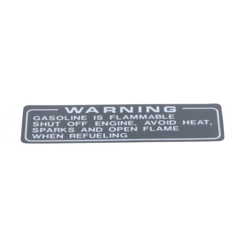Honda 87106-960-000 Fuel Caution Label